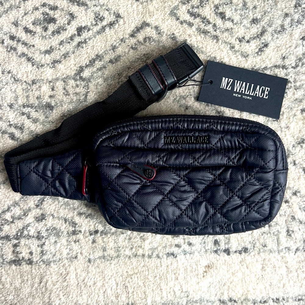 MZ Wallace Black Metro Belt Bag